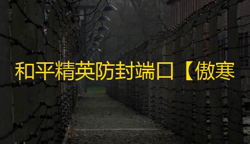 和平精英防封端口【傲寒加速器】和平端囗-