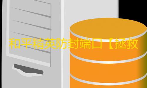 和平精英防封端口【拯救者】
