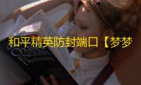 和平精英防封端口【梦梦私端】和平端口-