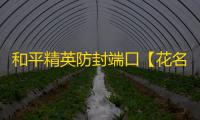 和平精英防封端口【花名端口】和平-