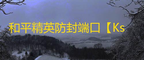 和平精英防封端口【Ks】